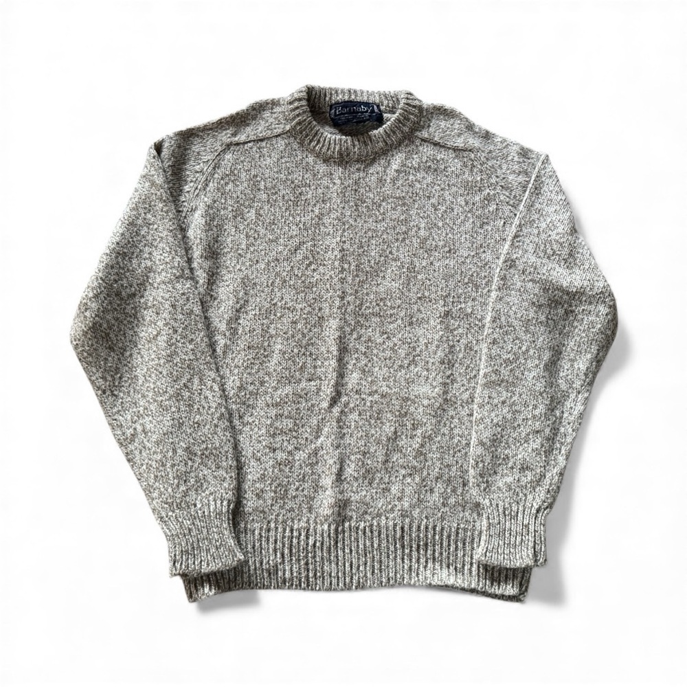 VTG Barnaby Sweater Men's Large Acrylic/wool Grandpa 90s Long Sleeve EUC